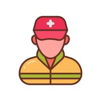 First Responder icon in vector. Illustration vector