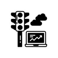 Smart Traffic Management icon in vector. Illustration vector