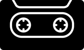 Audio tape icon in flat style. vector
