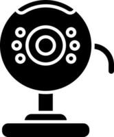 Vector illustration of web camera icon.