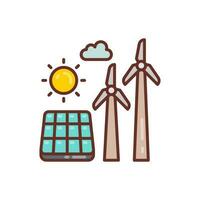 Smart Grid Technology icon in vector. Illustration vector