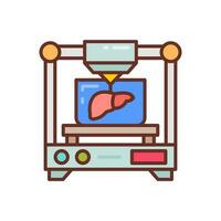 Bio Printing icon in vector. Illustration vector