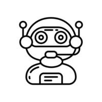 Advanced AI Assistant icon in vector. Illustration vector