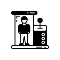 Teleportation icon in vector. Illustration vector