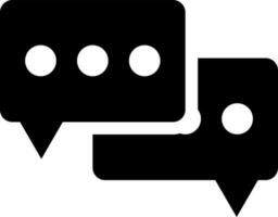 Comment or speech bubble icon. vector