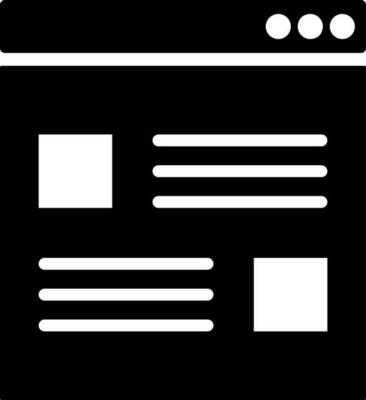 Web browser window icon in flat style.