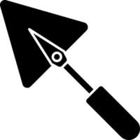 Illustration of trowel icon. vector