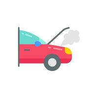 Smoke Damage icon in vector. Illustration vector