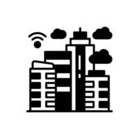 Smart City icon in vector. Illustration vector