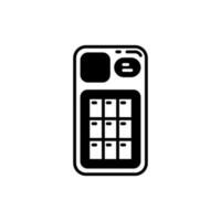 Solar Phone Case icon in vector. Illustration vector