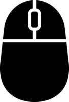 Isolated mouse icon in flat style. vector