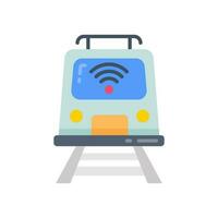 yo conducción tren icono en vector. ilustración vector