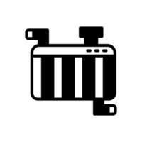 Radiator icon in vector. Illustration vector
