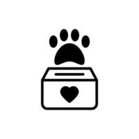 Animal To Donation icon in vector. Illustration vector