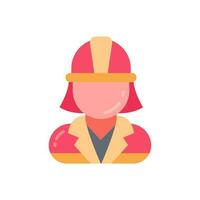 Fire Fighter icon in vector. Illustration vector