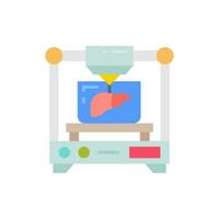 Bio Printing icon in vector. Illustration vector