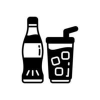 suave bebidas icono en vector. ilustración vector