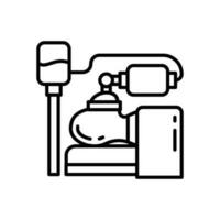 Respiratory Arrest icon in vector. Illustration vector