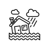 Natural Disaster icon in vector. Illustration vector