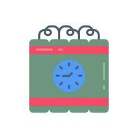 Bomb Threat icon in vector. Illustration vector