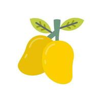 Mangoes icon in vector. Illustration vector