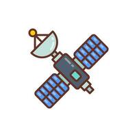 Satellite icon in vector. Illustration vector