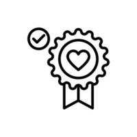 Registered Charity icon in vector. Illustration vector