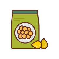 Lentils icon in vector. Illustration vector