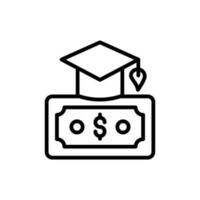 Education Grant icon in vector. Illustration vector