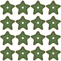 Pattern homemade cookie different taste in pastry biscuit vector