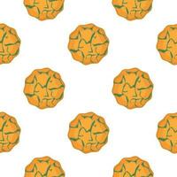 Pattern homemade cookie different taste in pastry biscuit vector