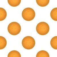 Pattern homemade cookie different taste in pastry biscuit vector