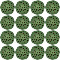 Pattern homemade cookie different taste in pastry biscuit vector