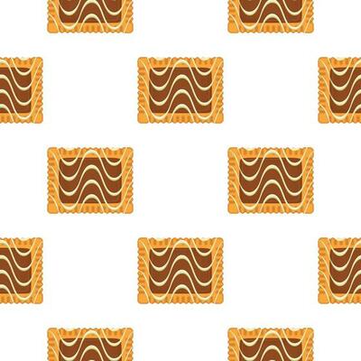 Pattern homemade cookie different taste in pastry biscuit