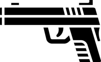 ilustración de pistola icono vector