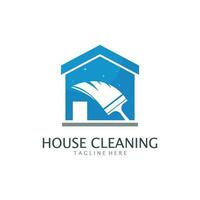 House Cleaning Logo Template Vector Illustration