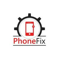 Phone Repair Service Logo Template vector