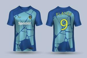 vector fútbol jersey modelo deporte t camisa diseño