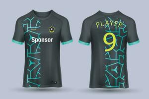 vector soccer jersey template sport t shirt design