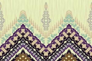 Indigenous pattern design, abstract, from geometric shapes, Asian style, used for background, home decoration, wallpaper. vector
