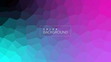 Abstract background crystal gradient color design vector