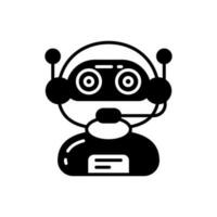 Advanced AI Assistant icon in vector. Illustration vector