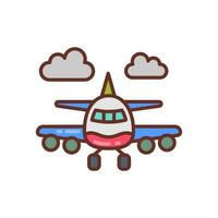 Self Driving Plane icon in vector. Illustration vector