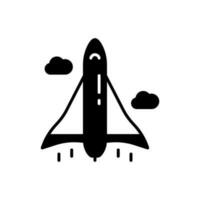 Hypersonic Transport icon in vector. Illustration vector