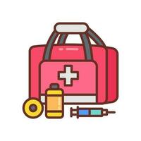First Aid icon in vector. Illustration vector