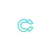 C logo vector icon illustration