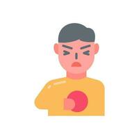 Heart Attack icon in vector. Illustration vector