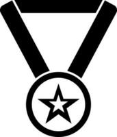 medal icon in flat style. vector