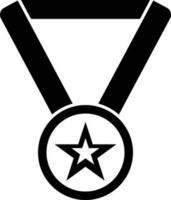 medal icon in flat style. vector