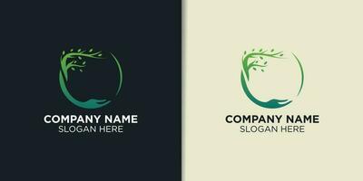 plant care logo design vector, nature logo inspiration, plants sign vector